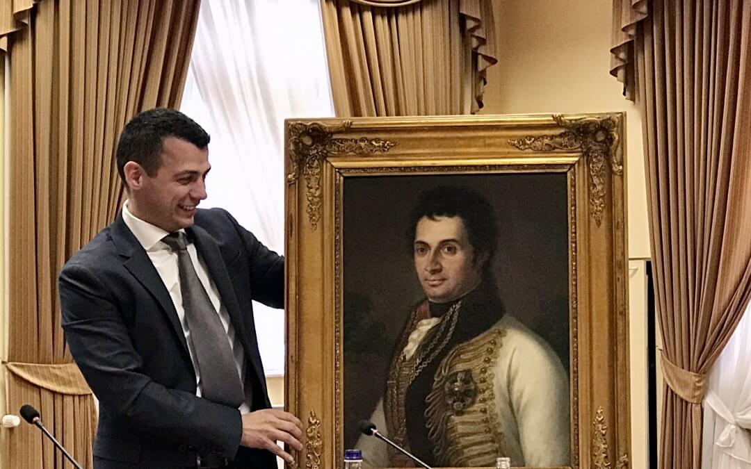 Az első parancsnok portréja a Ménesbirtok tulajdonába került