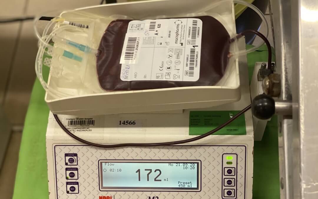 Irányított véradás a Ménesbirtok iskolájában